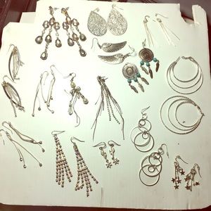 60 earrings all for one price